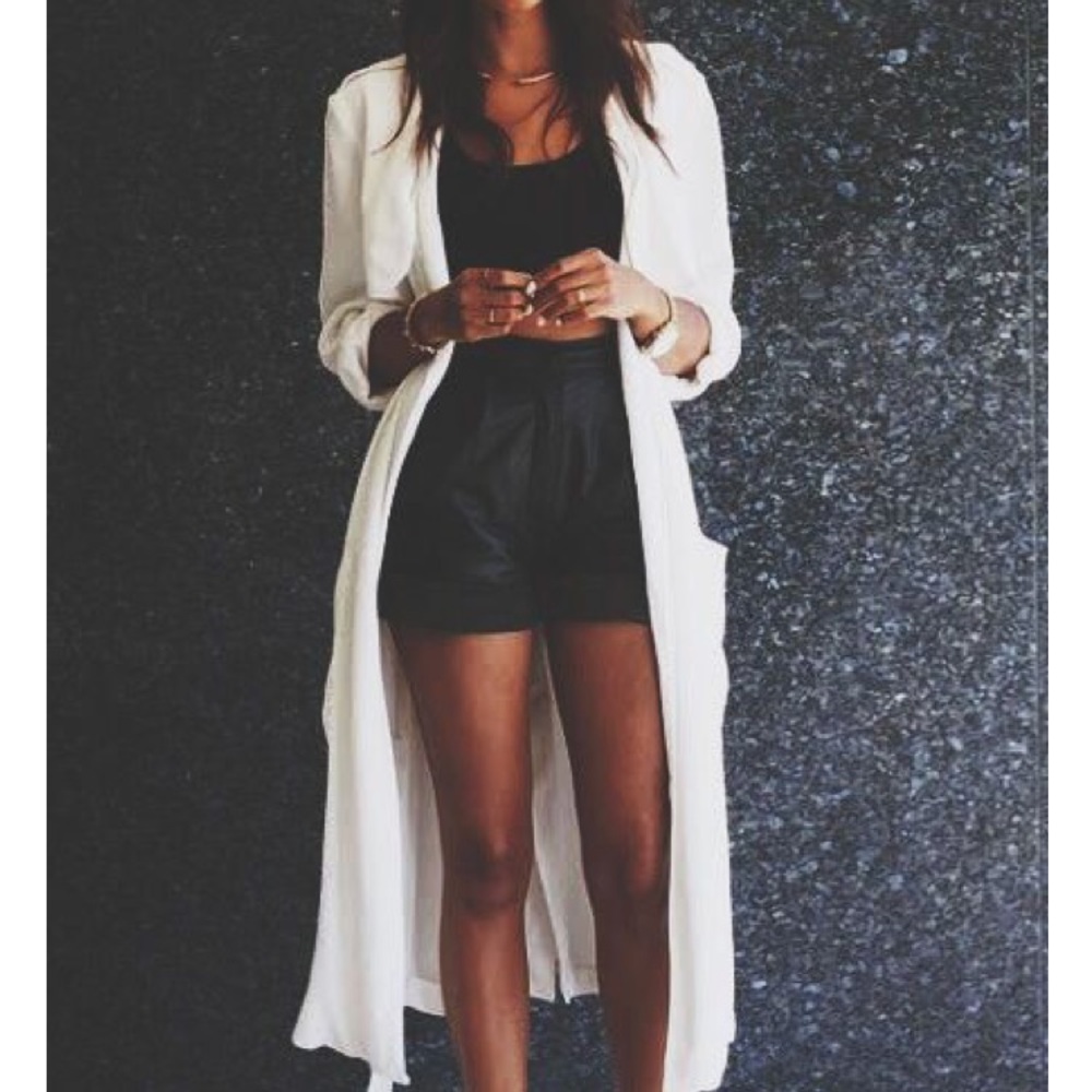 NWT Long white cardigan